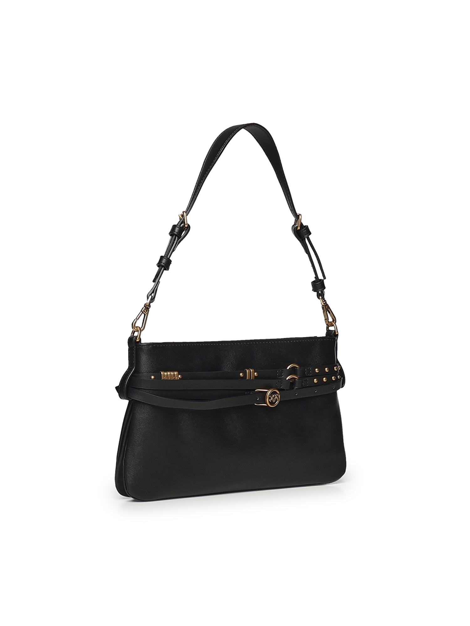 Borsa a spalla Belt Bag Mini in pelle 106177 A0QOZ99Q PINKO 