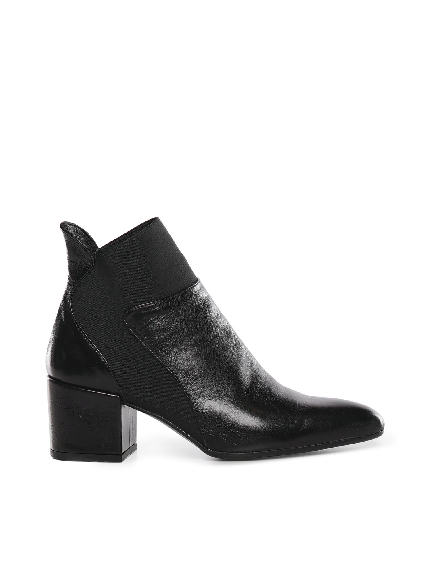 Stivaletto in pelle C41 NERO/NERO UAU 