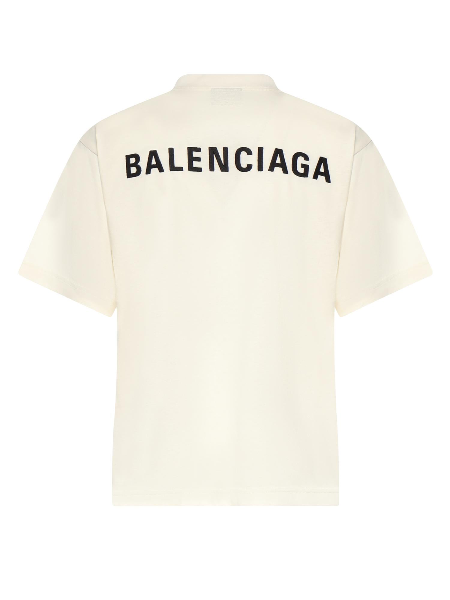 T-Shirt Balenciaga Back in jersey dry 850990 TTVJ19020 BALENCIAGA 