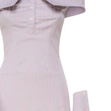 Abito Blake SS24RTWDR094 STRETCH COTTONGREY/PINK PINSTRIPE POSTER GIRL 