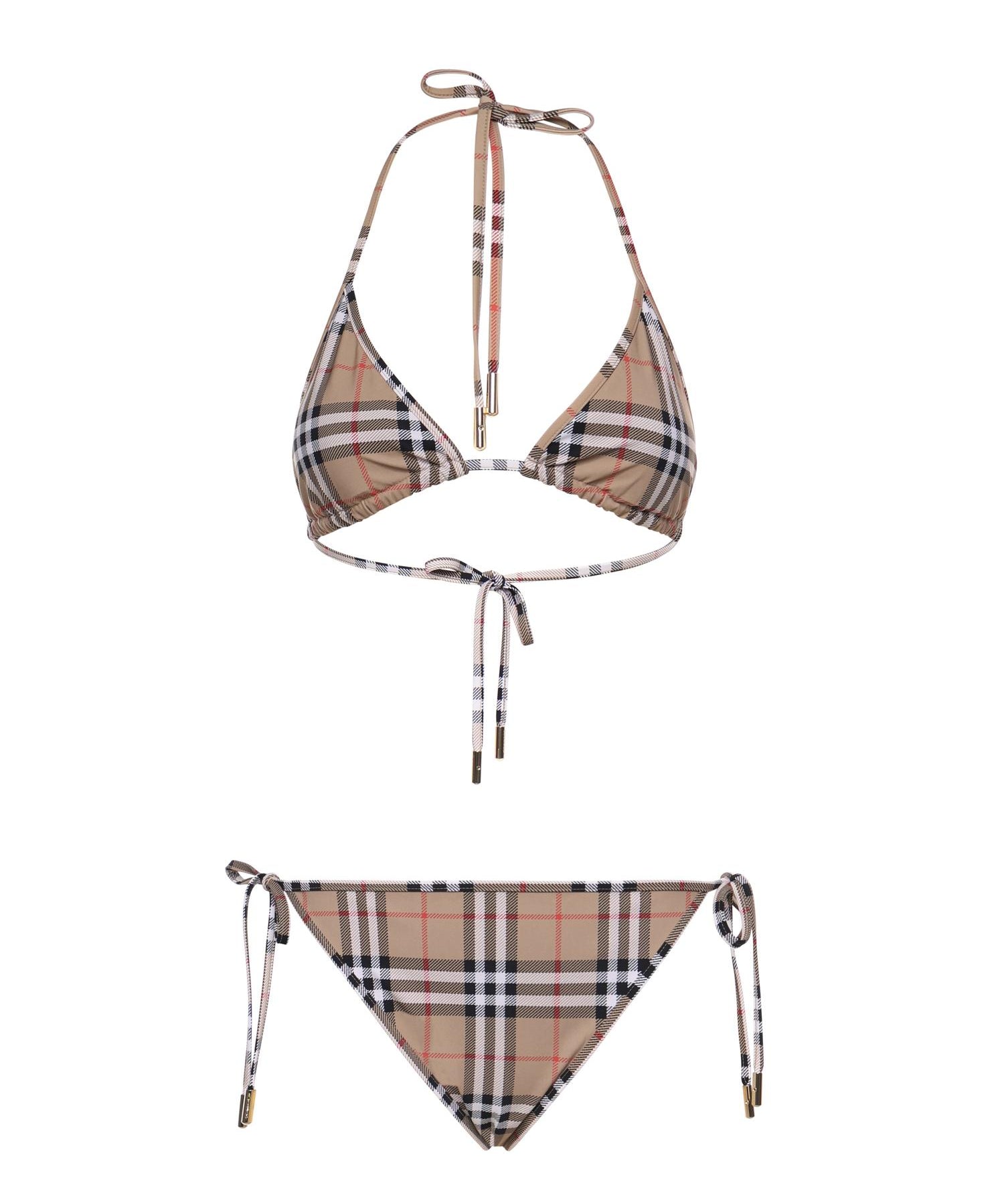 Bikini a triangolo Check 8009008 A5145 BURBERRY 