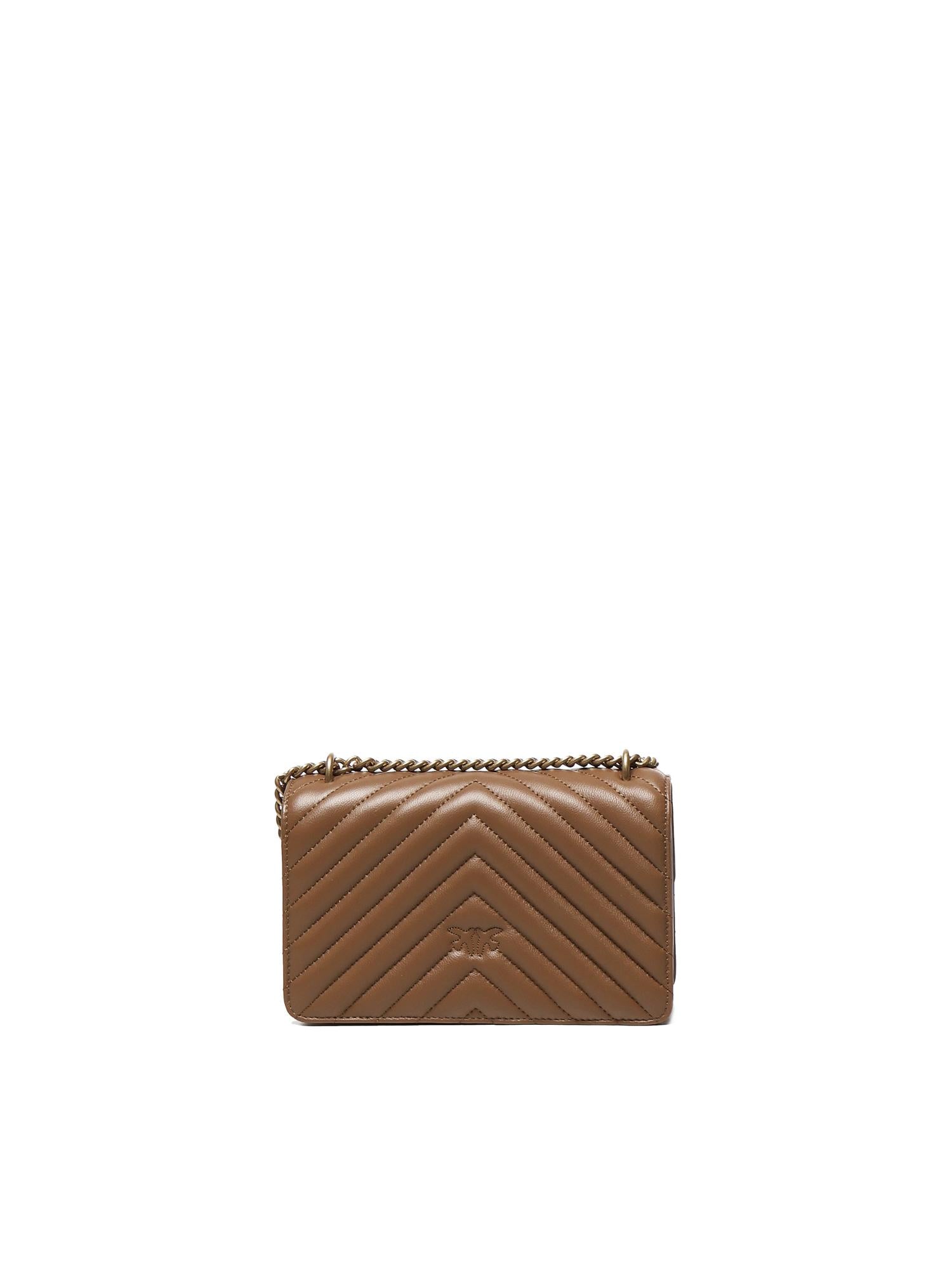 Borsa a tracolla Mini Love Bag One in nappa 100074 A0GKL17Q PINKO 