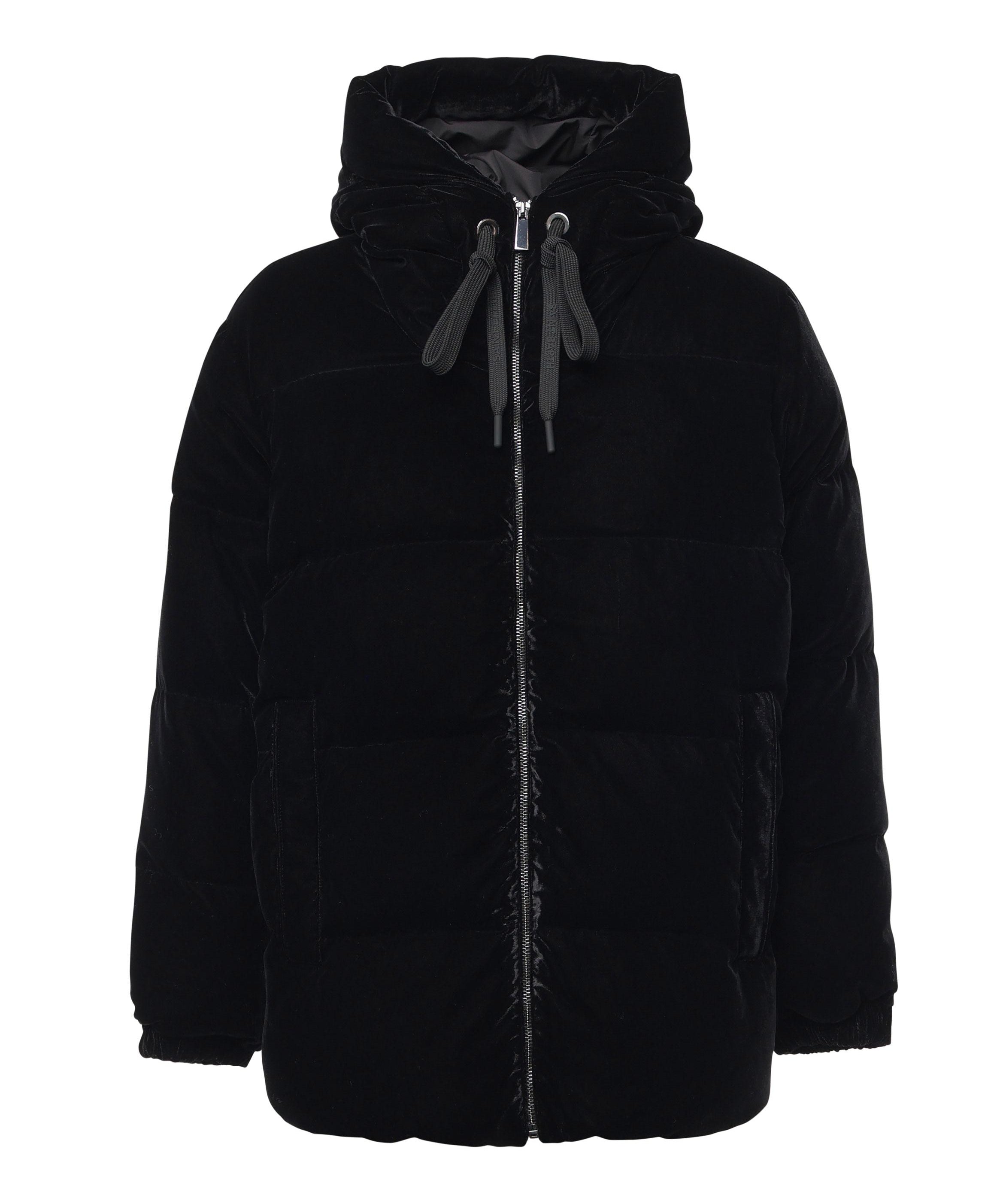 Giacca imbottita con cappuccio in velluto GEN0003 00593G MC2 SAINT BARTH 