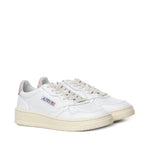Sneakers in pelle con talloncino a contrasto effetto metallizzato AULW LL16 AUTRY 