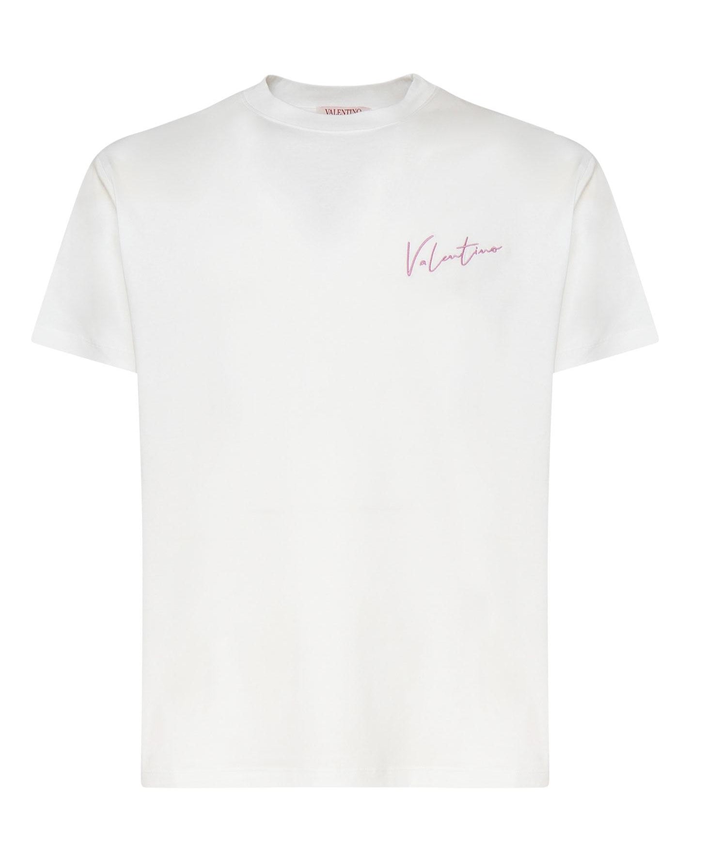 T-shirt in cotone con logo 5V0MG13A AE60BO VALENTINO GARAVANI 