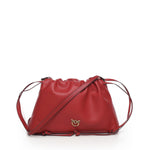 Borsa a spalla piccola in pelle 105907 A0QOOA4Q PINKO 