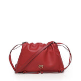 Borsa a spalla piccola in pelle 105907 A0QOOA4Q PINKO 
