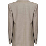 Giacca doppiopetto in lana 821942 Y1I251506 SAINT LAURENT 