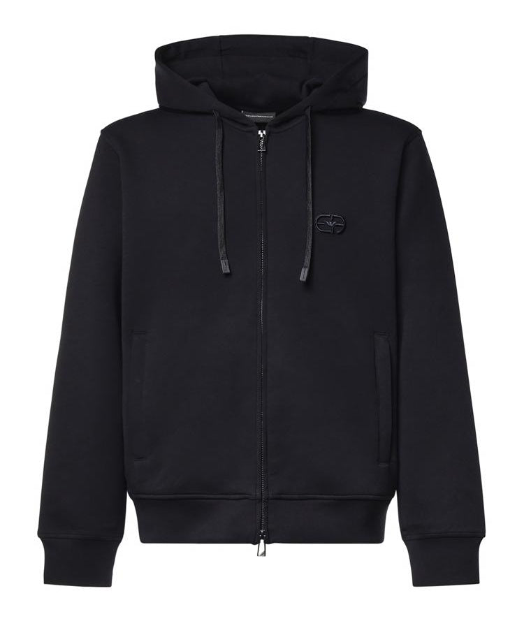 Felpa con zip in misto cotone AF10013 EM004538UB118 EMPORIO ARMANI 