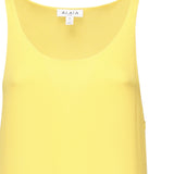 Abito lungo con ruche in georgette AA9R2708T666B 247 ALAIA 