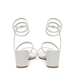 Sandali Cleo in raso con cristalli<BR/> C12037 060R001X623 RENÉ CAOVILLA 