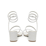 Sandali Cleo in raso con cristalli<BR/> C12037 060R001X623 RENÉ CAOVILLA 