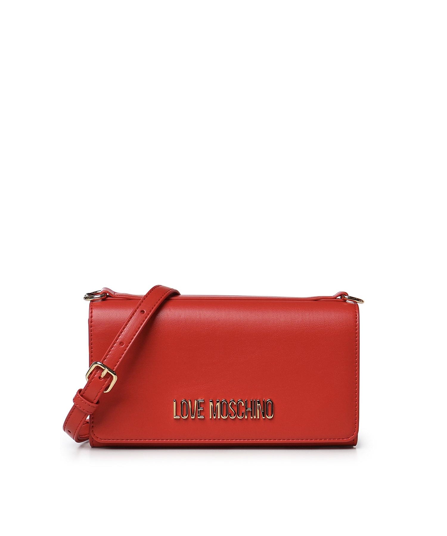 Borsa a tracolla con logo JC4170PP1OLX0 500 LOVE MOSCHINO 