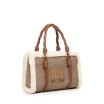 Borsa a mano con logo JC4387PP0NKH1 20A LOVE MOSCHINO 