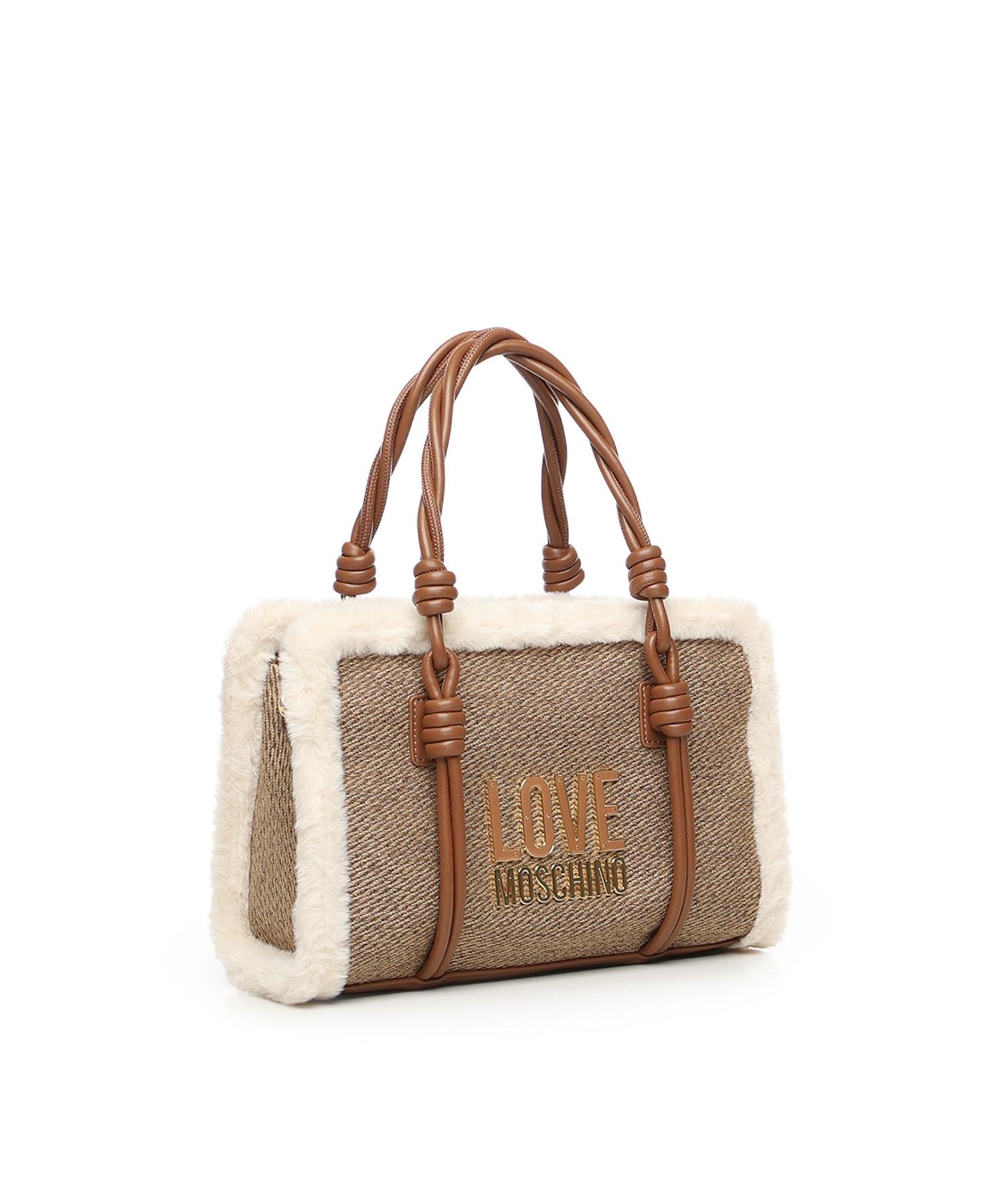 Borsa a mano con logo JC4387PP0NKH1 20A LOVE MOSCHINO 
