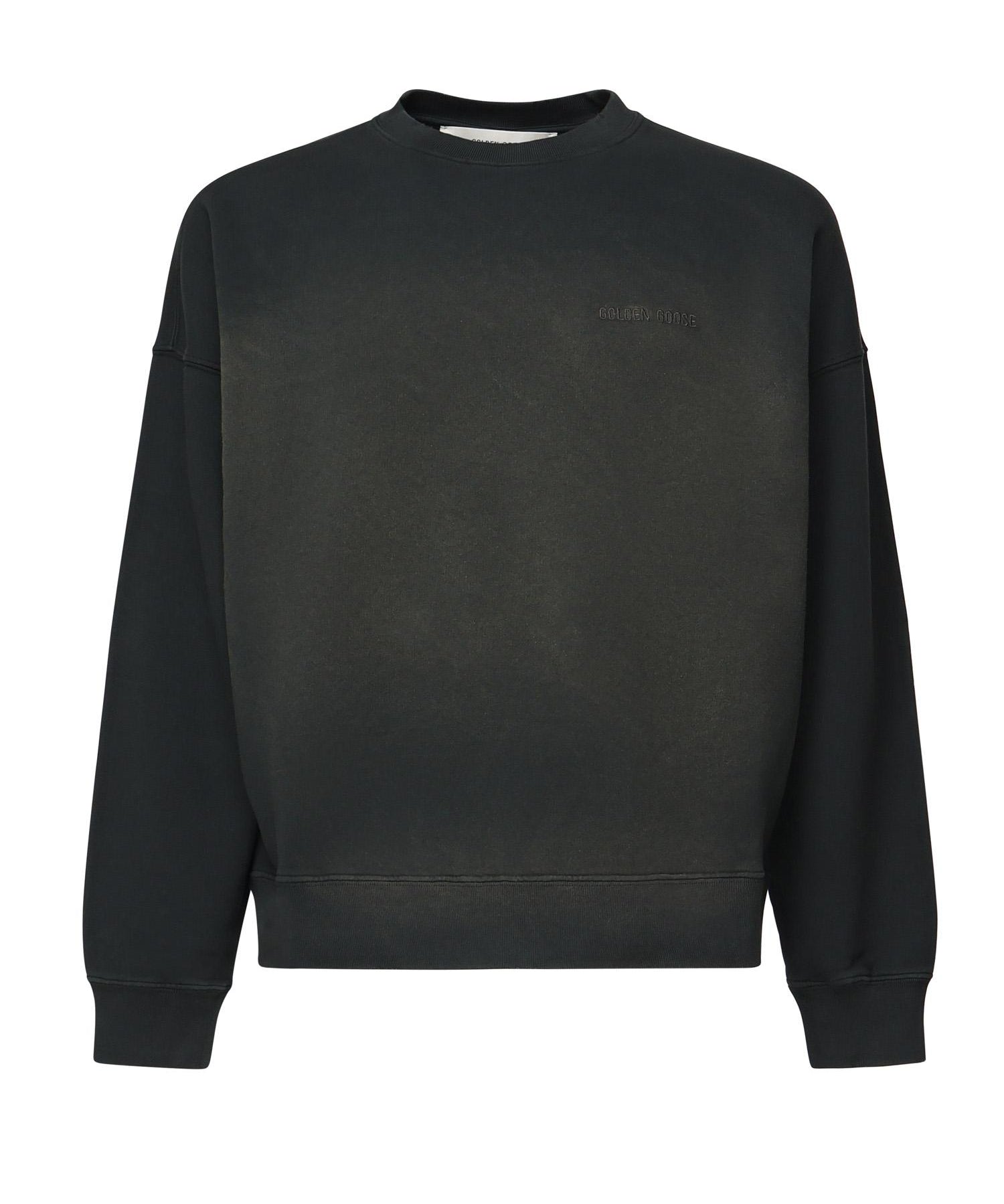Felpa con ricamo logo GUP01938 P00214690498 GOLDEN GOOSE 