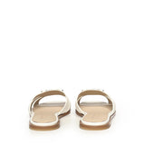 Slipper in pelle con logo SD0463 P001Z12 PINKO 