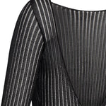 Jumpsuit in maglia a costa DA566 M01045D999 DONDUP 