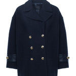 Cappotto caban doppiopetto in bouclé 105559 A2SHG02 PINKO 