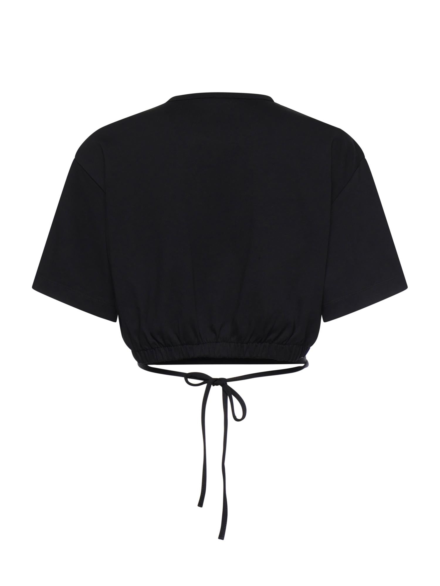 T-shirt cropped in jersey 106907 A3ARZ99 PINKO 