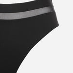 Slip bikini a vita alta con applicazione logo pe 2021 FS84L0 -F0009 FISICO 