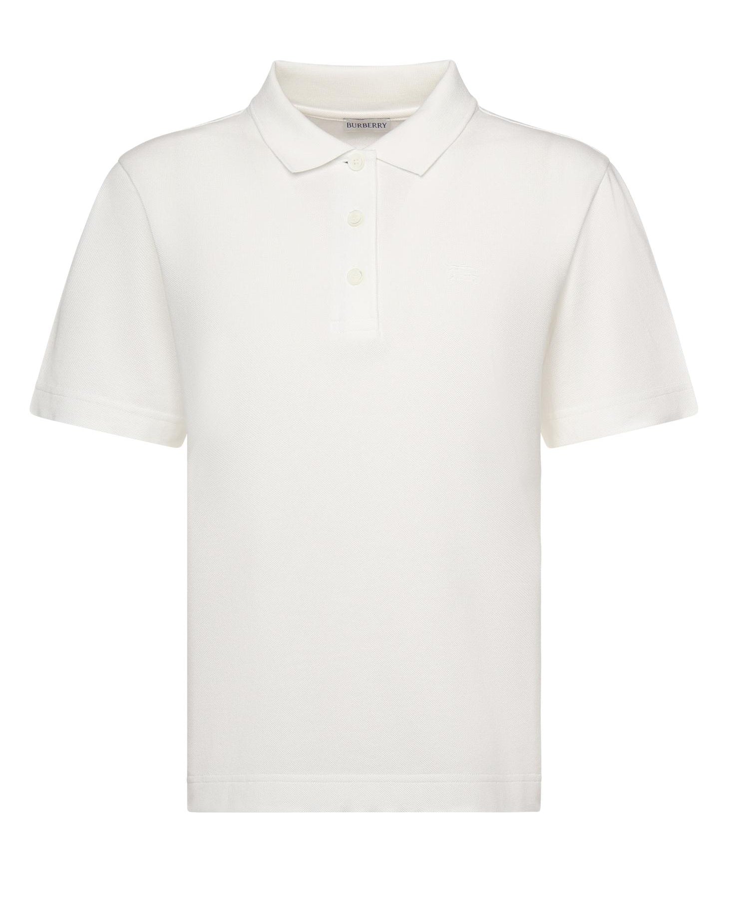 Polo in cotone con logo 8118961 B7078 BURBERRY 