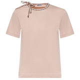 T-shirt in cotone con laccetti 8127211 C5331 BURBERRY 