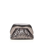 Borse Tia microintrecciata<BR/> TMFW25GMWL125 DARK SILVER THEMOIRè 