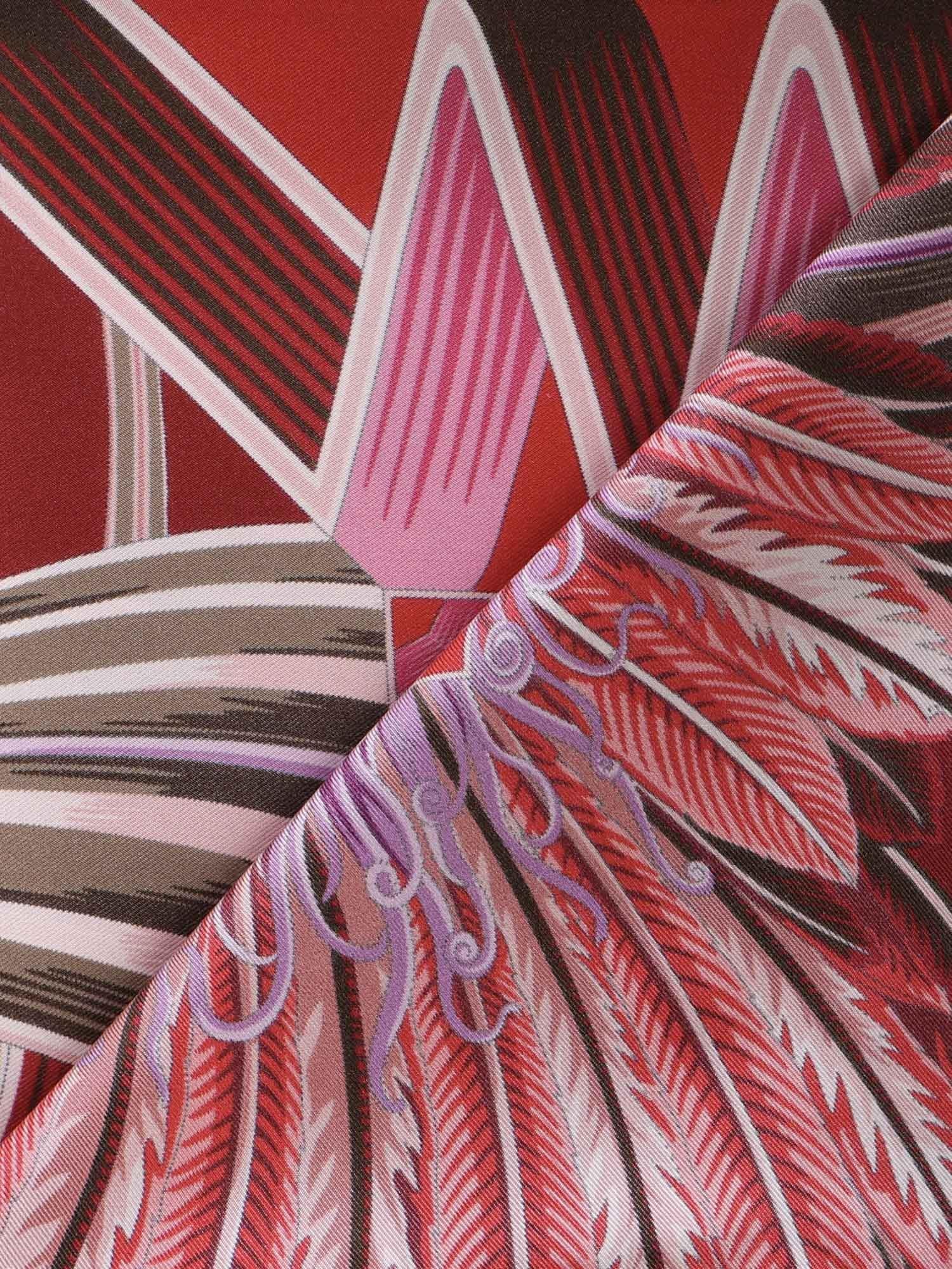 Foulard in seta con stampa 310216 785342005 FERRAGAMO 