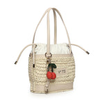 Borsa Alisya con logo 73BS9M303 ALISYAOFF WHITE V° 73 