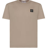 T-shirt con patch Compass in jersey di cotone L1S152100027 S0013V009A STONE ISLAND 