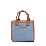 Borsa Vanity mini in denim e pelle VANMI001 01515L MC2 SAINT BARTH 