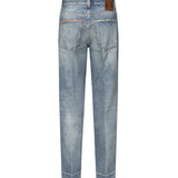 Jeans in denim con bordi stampati 6B0DD19X 94V558 VALENTINO GARAVANI 