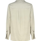 Camicia in twill di viscosa 762714 V35E01575 BOTTEGA VENETA 