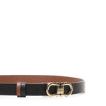 Cintura regolabile e reversibile Gancini 230294 780407009 FERRAGAMO 