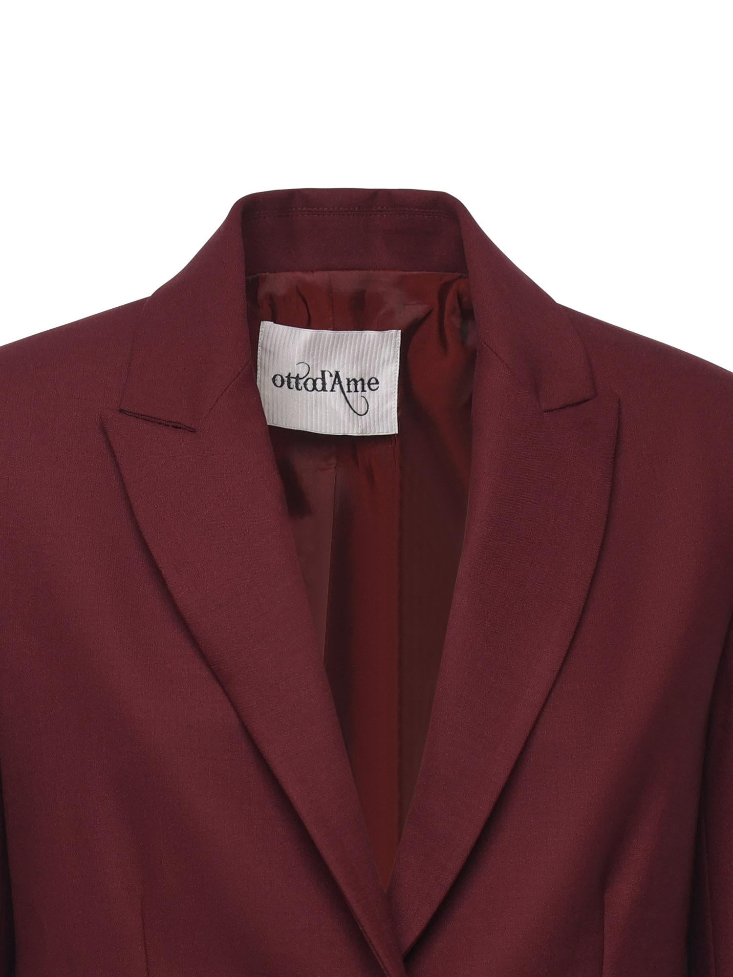Blazer in misto lana DG6174 ROUGE NOIRE OTTOD'AME 