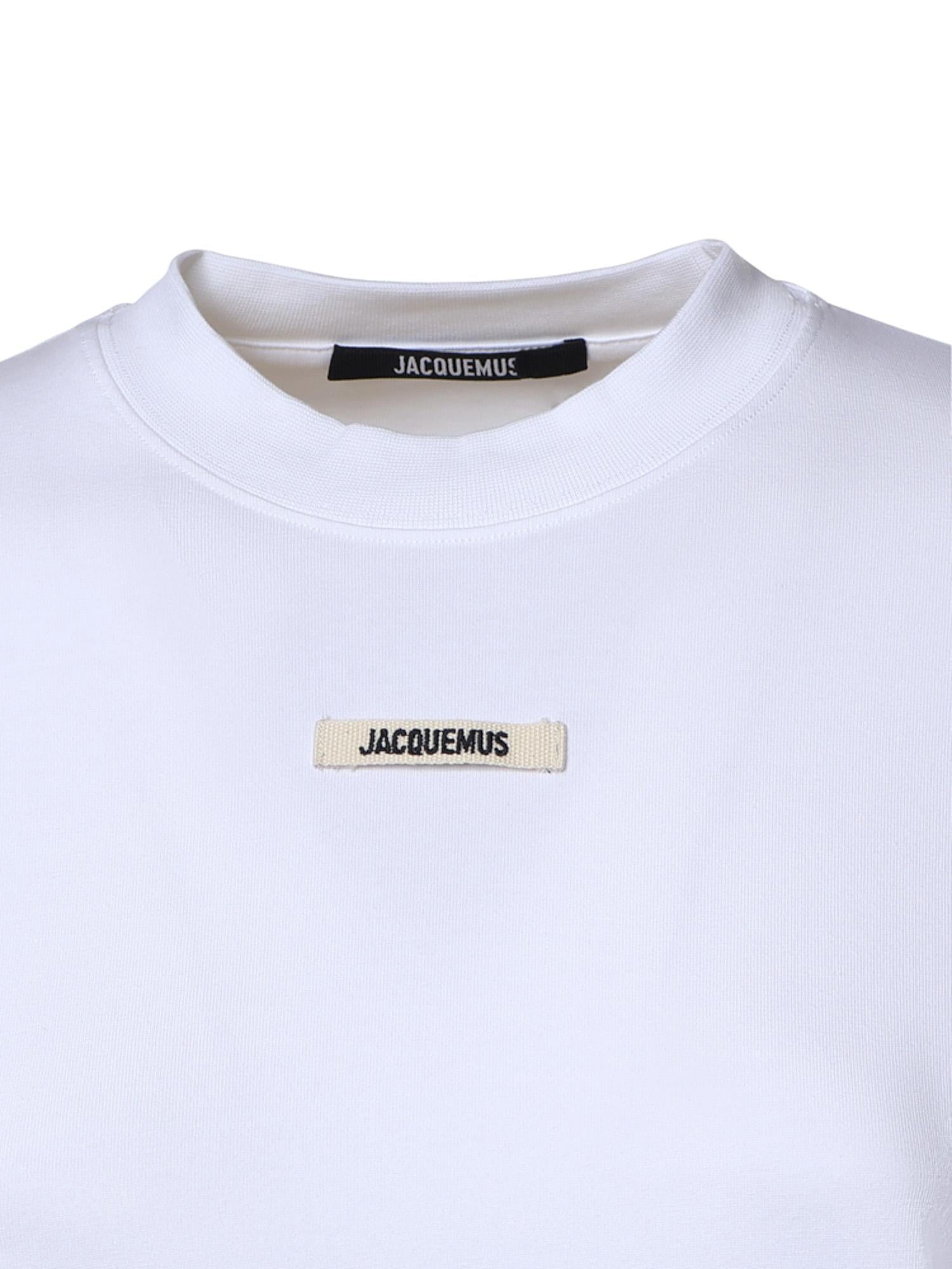 T-shirt in cotone Gros Grain TSW00155AJ00124 100 JACQUEMUS 