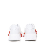 Sneakers Nemesis in nappa con lacci cerati NEMESIS2 NAPPAWHITE GIULIANO GALIANO 