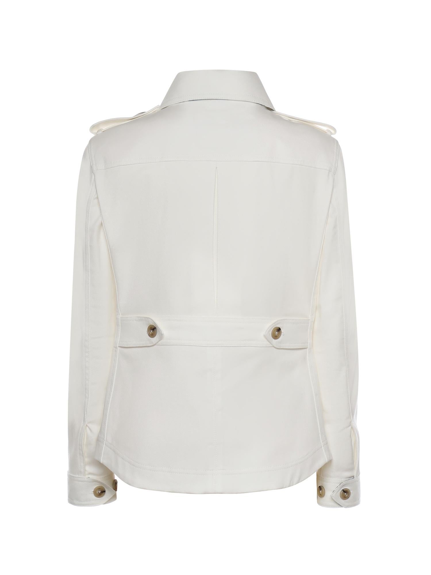 Shirt jacket in drill di cotone NAW0452317SYCZ B004 FAY 