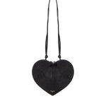 Borsa a tracolla Le Cœur in pelle e suede AA1P003CA577 999 ALAIA 