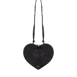 Borsa a tracolla Le Cœur in pelle e suede AA1P003CA577 999 ALAIA 