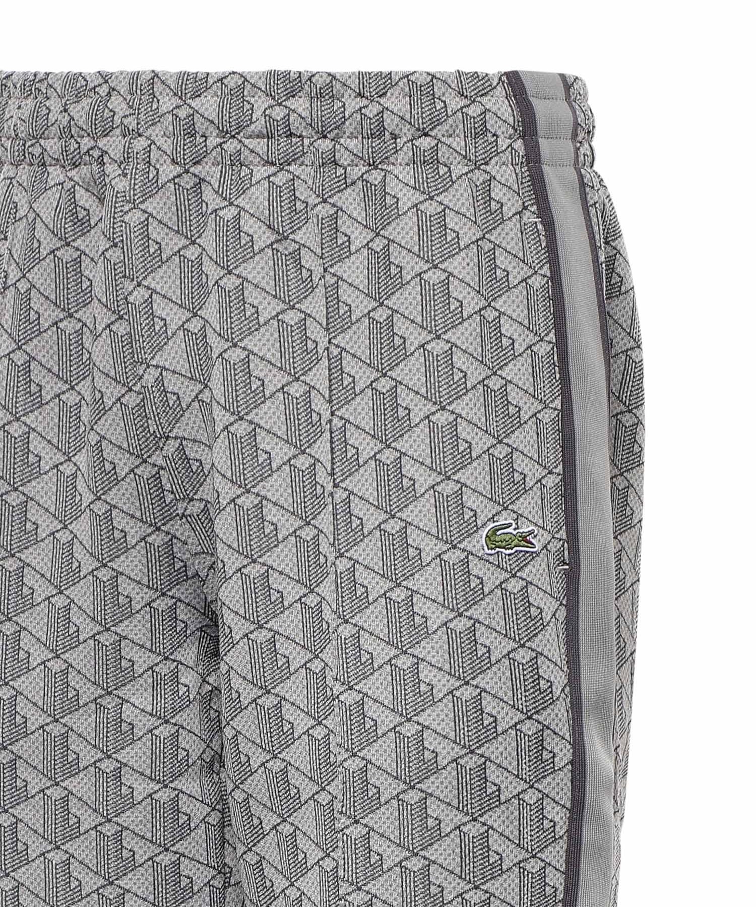 Pantalone jogger con monogramma jacquard XH1440 41I LACOSTE 