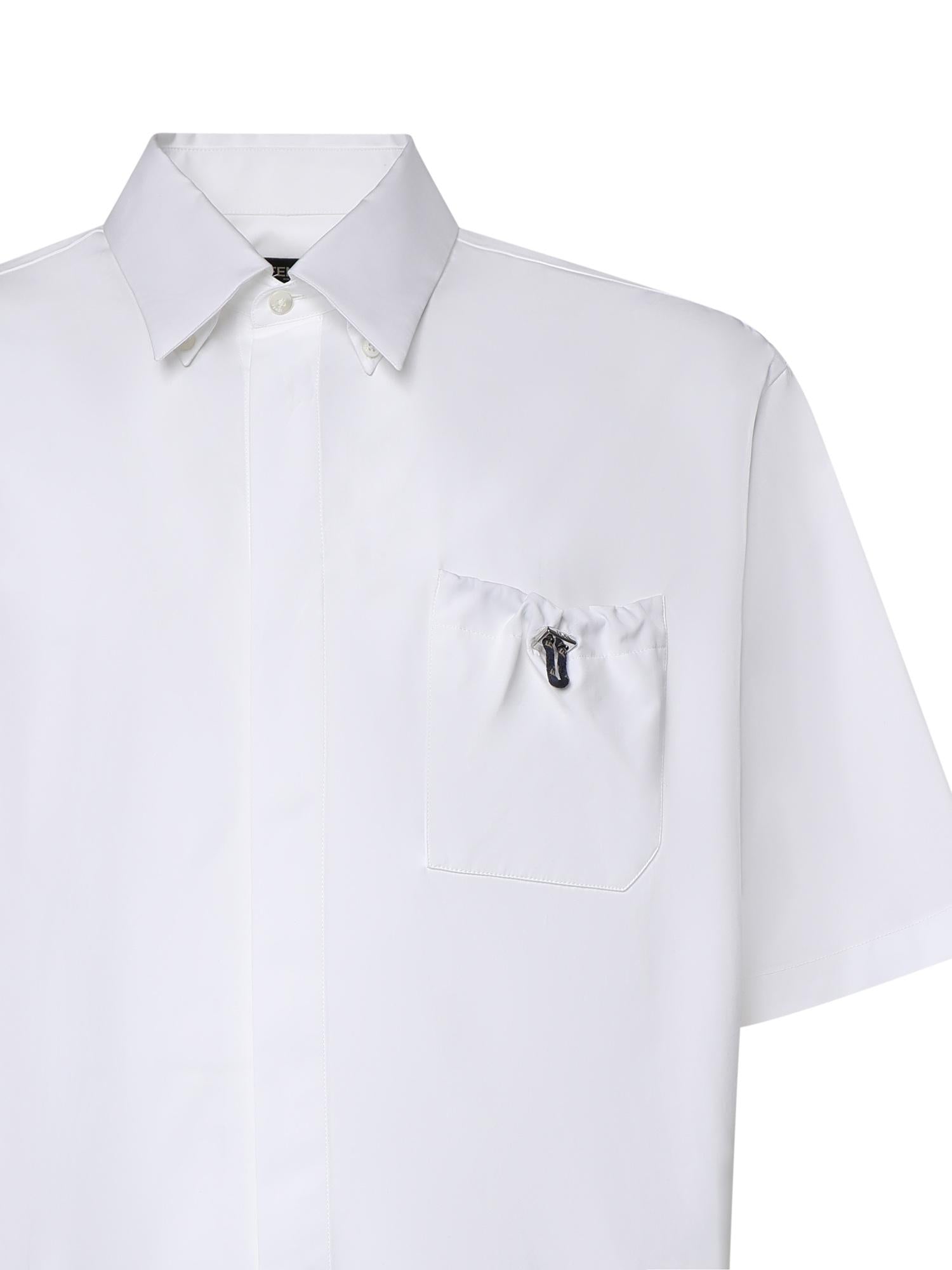 Camicia in popeline FS1365 AYXGF0QA0 FENDI 