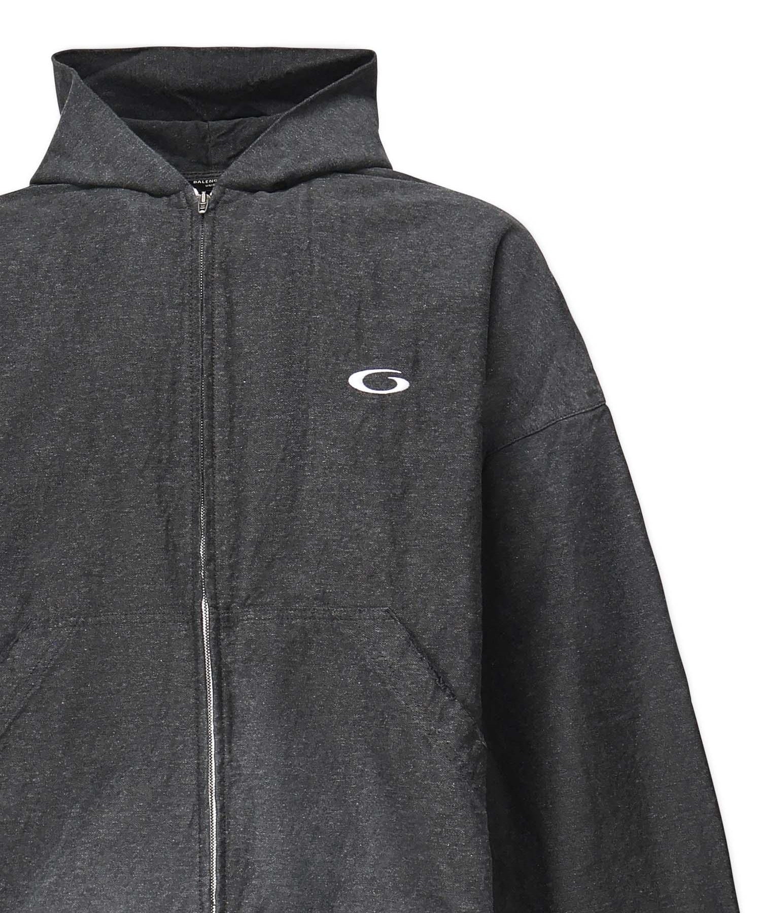 Hoodie Trompe L'Œil<BR/> 838688 TSWB31140 BALENCIAGA 