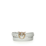Cintura sottile Love Birds in pelle 100143 A0F1K32Q PINKO 
