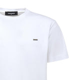T-shirt con logo in cotone S74GD1253 D20020100 DSQUARED2 