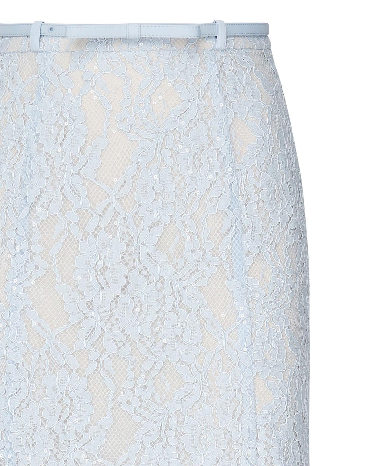 Gonna midi svasata in pizzo RS25053MSK BL SELF-PORTRAIT 
