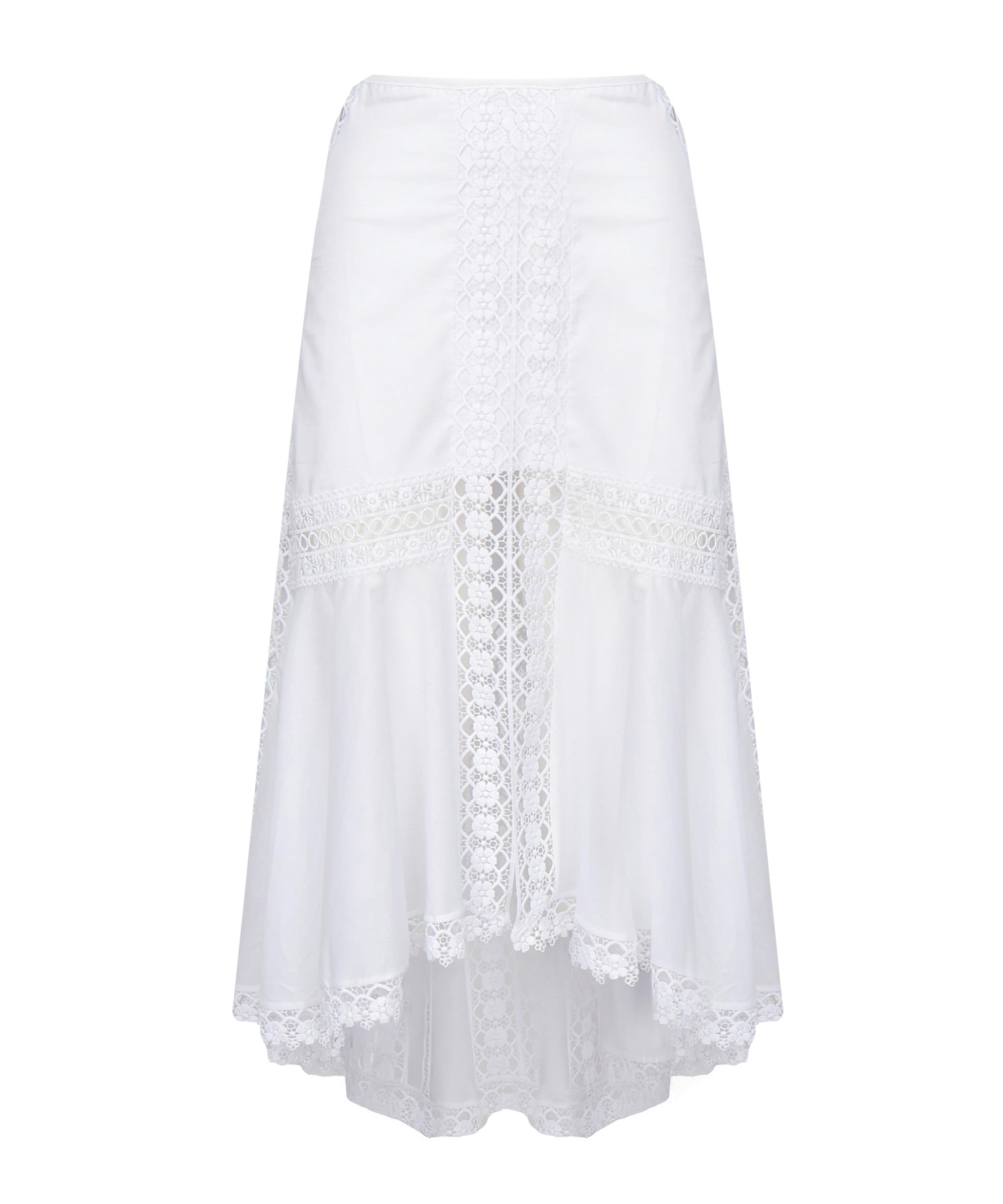 Gonna lunga Clair 251404 WHITE CHARO RUIZ 