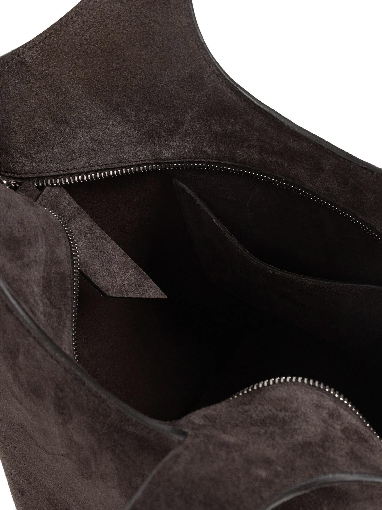 Borsa a spalla La Scoop in suede 260WAH00062 LBT007AA204 THE Attico 