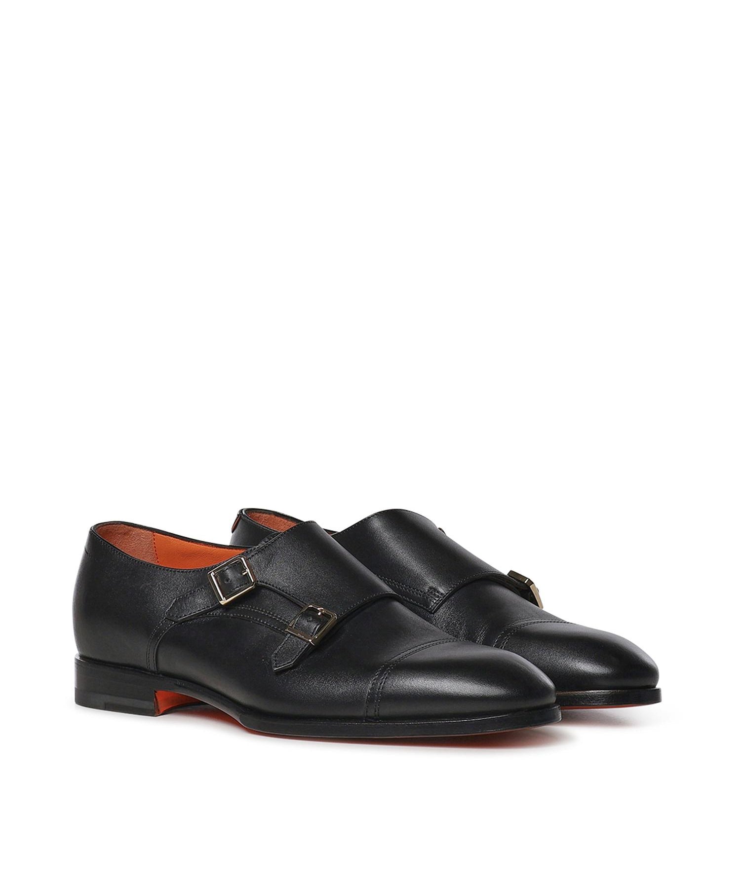 Doppia fibbia in pelle MCAD19027JC6B NTGN01 SANTONI 